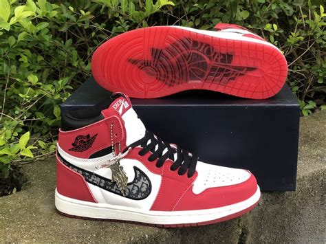chicago dior jordan 1 red